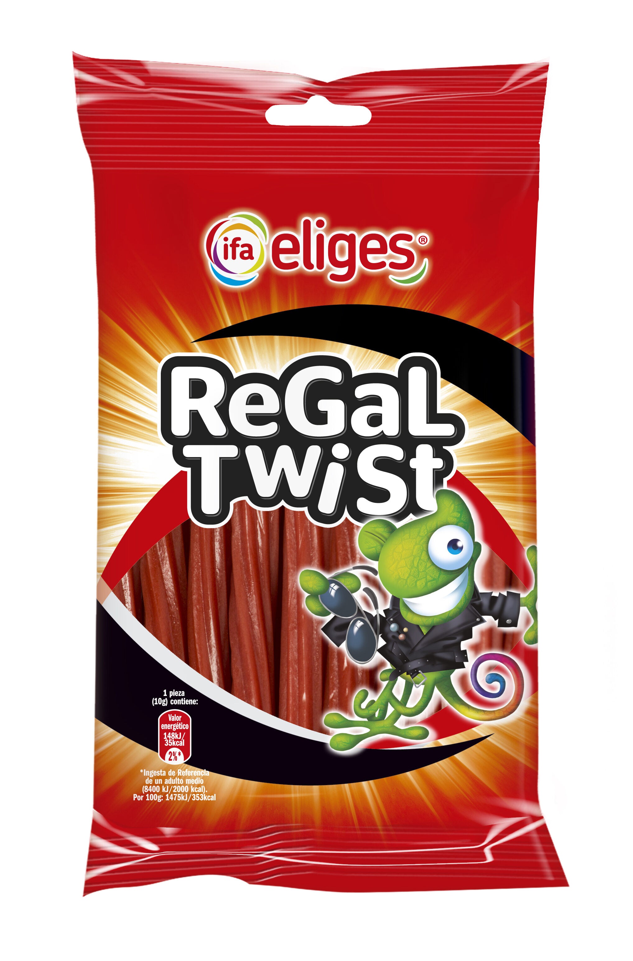 Regaliz torcido fresa Ifa eliges 150g