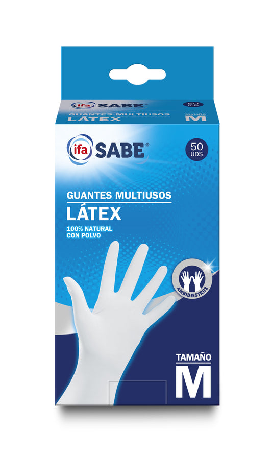 Guante latex Ifa sabe 50u La Despensa
