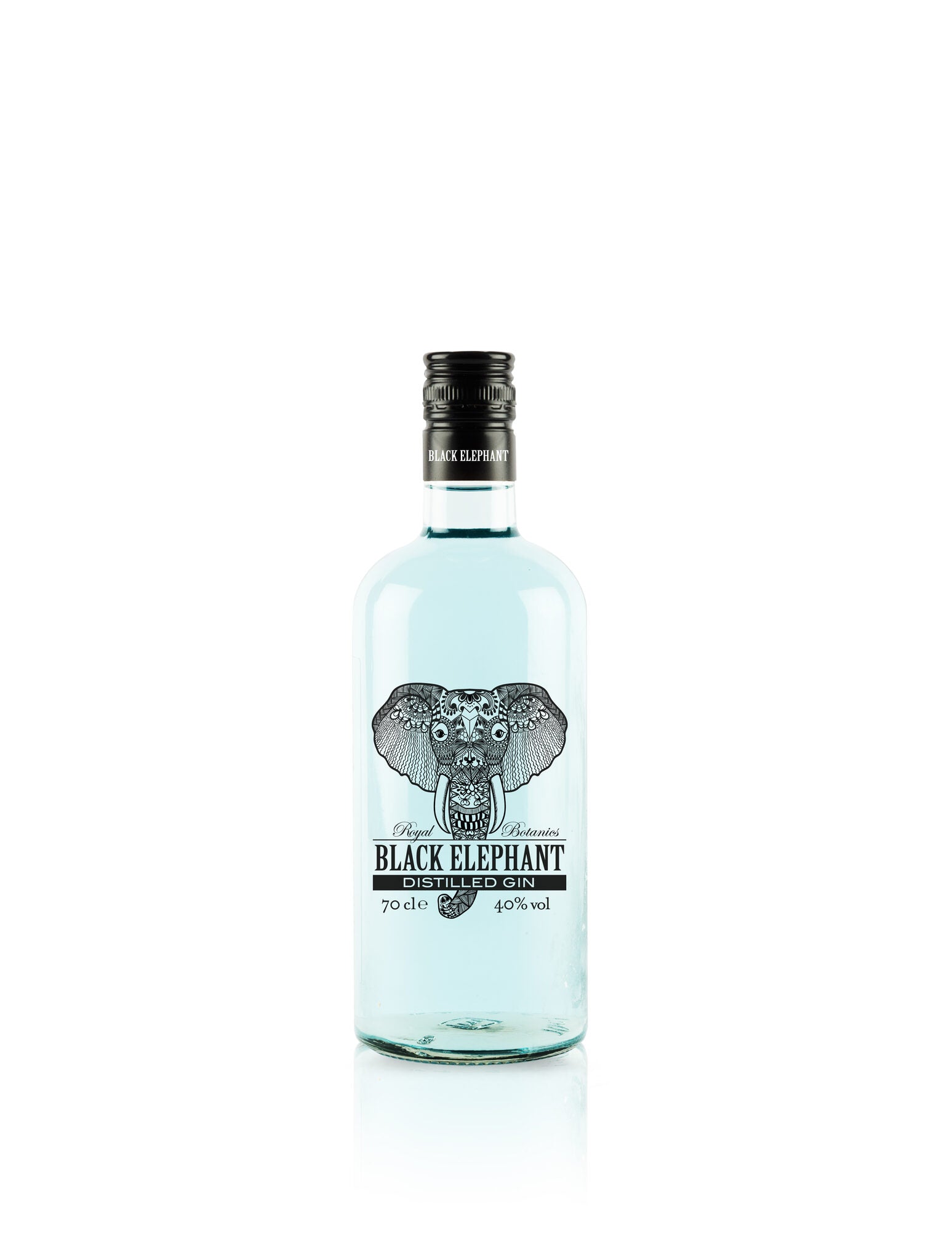 Ginebra 37.5º London dry Black elephant 700ml