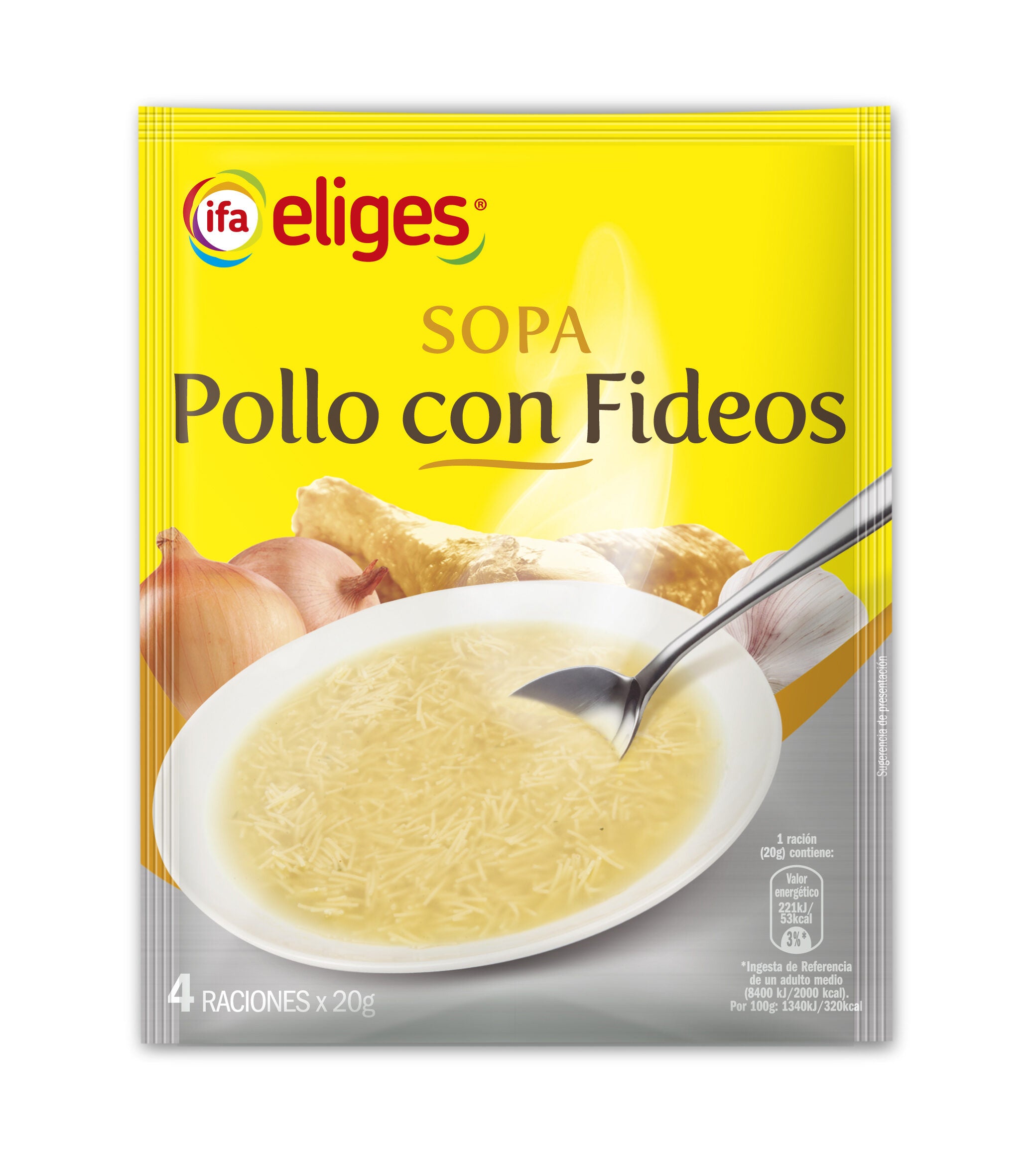 Sopa sobre pollo Ifa eliges 80g