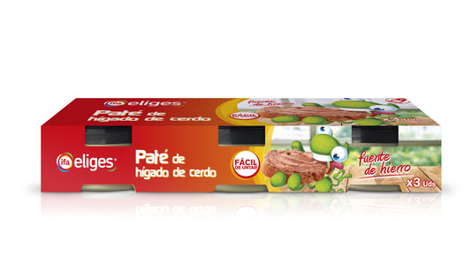 Paté hígado de cerdo  Ifa eliges p3 78g/u La Despensa