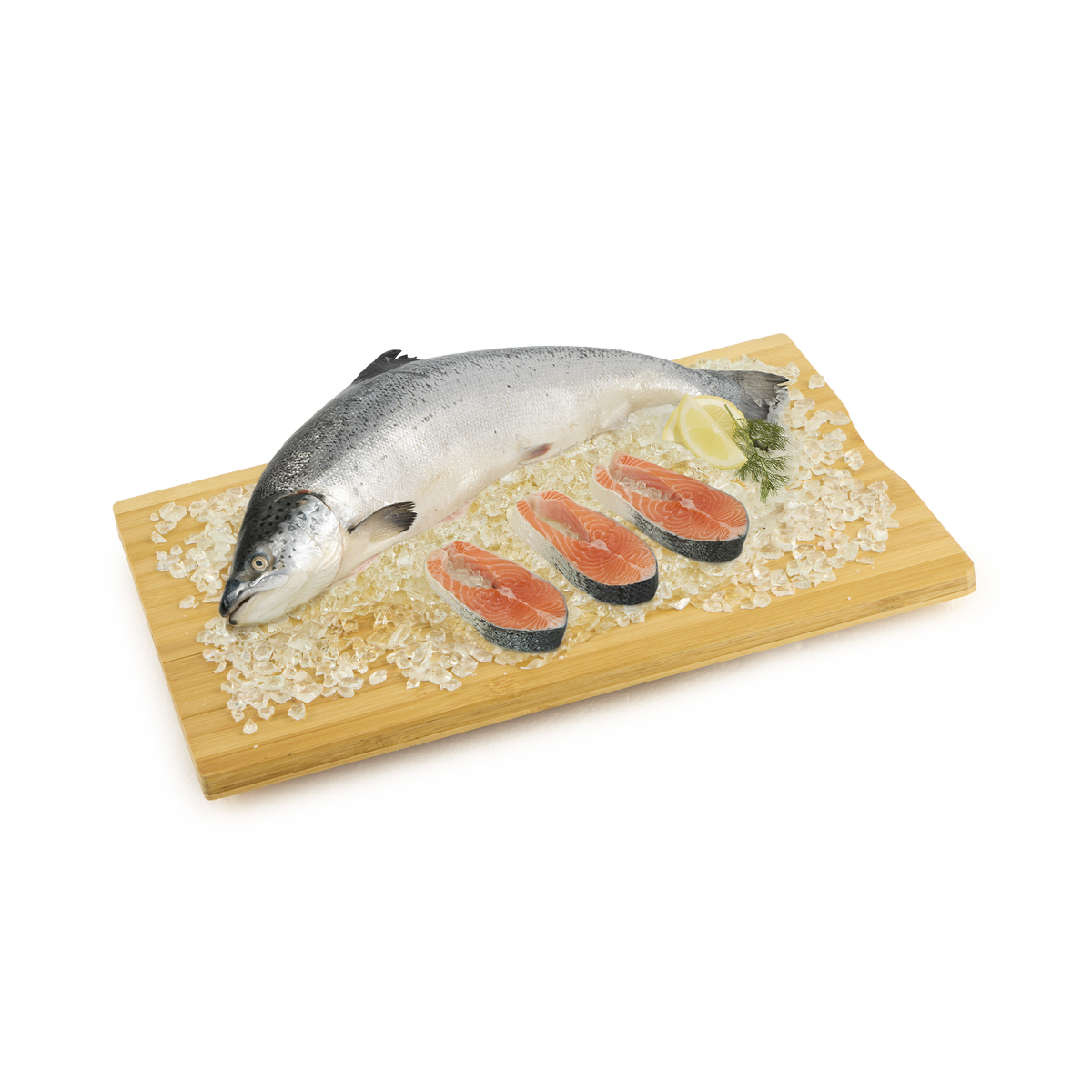 Salmón fresco medios o enteros 4/5kg