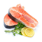 Salmón fresco rodajas