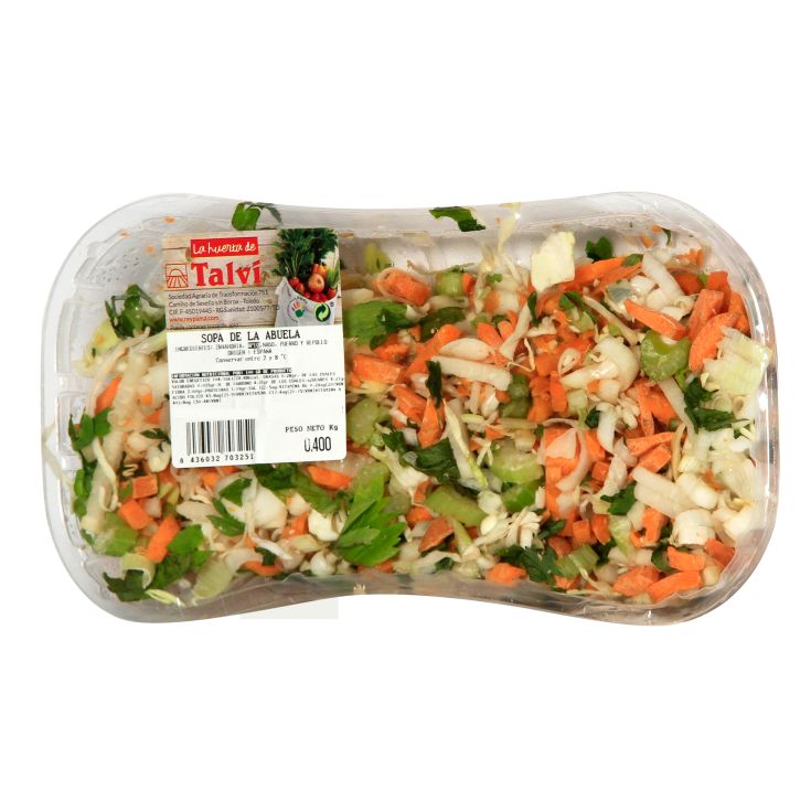 Sopa juliana bandeja Vegagreen 400g