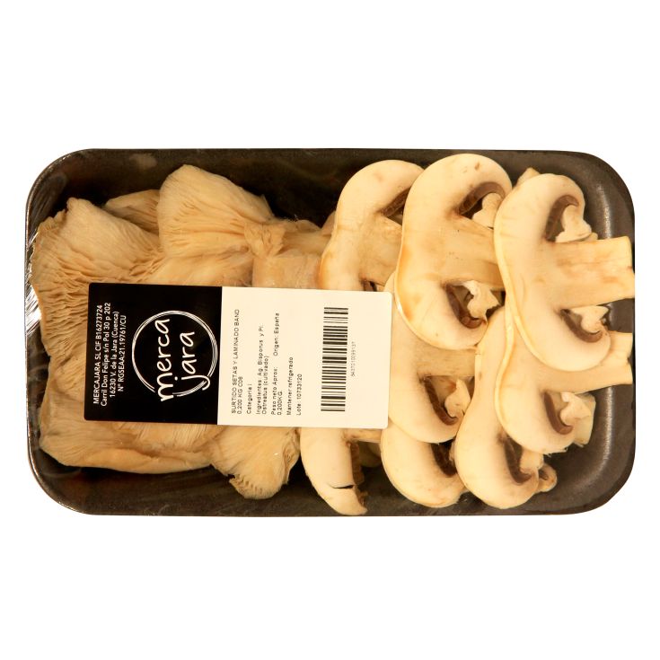 Champiñón laminado y setas Mercajara 200g