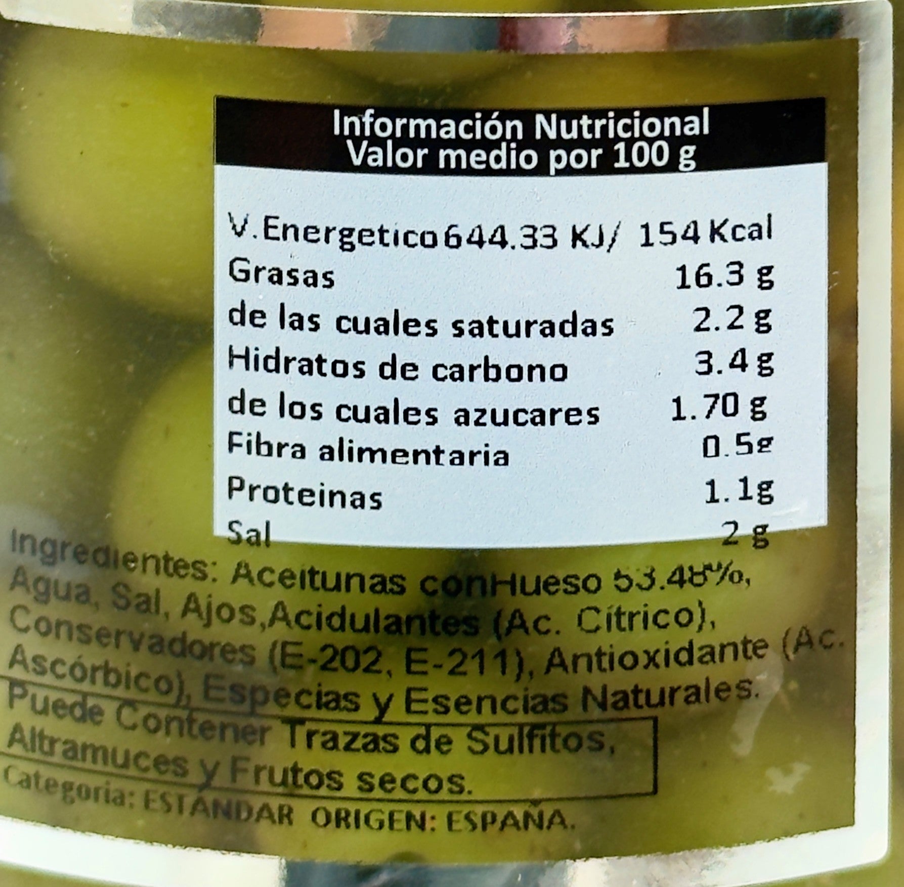 Aceituna Campo real Campo real 950g
