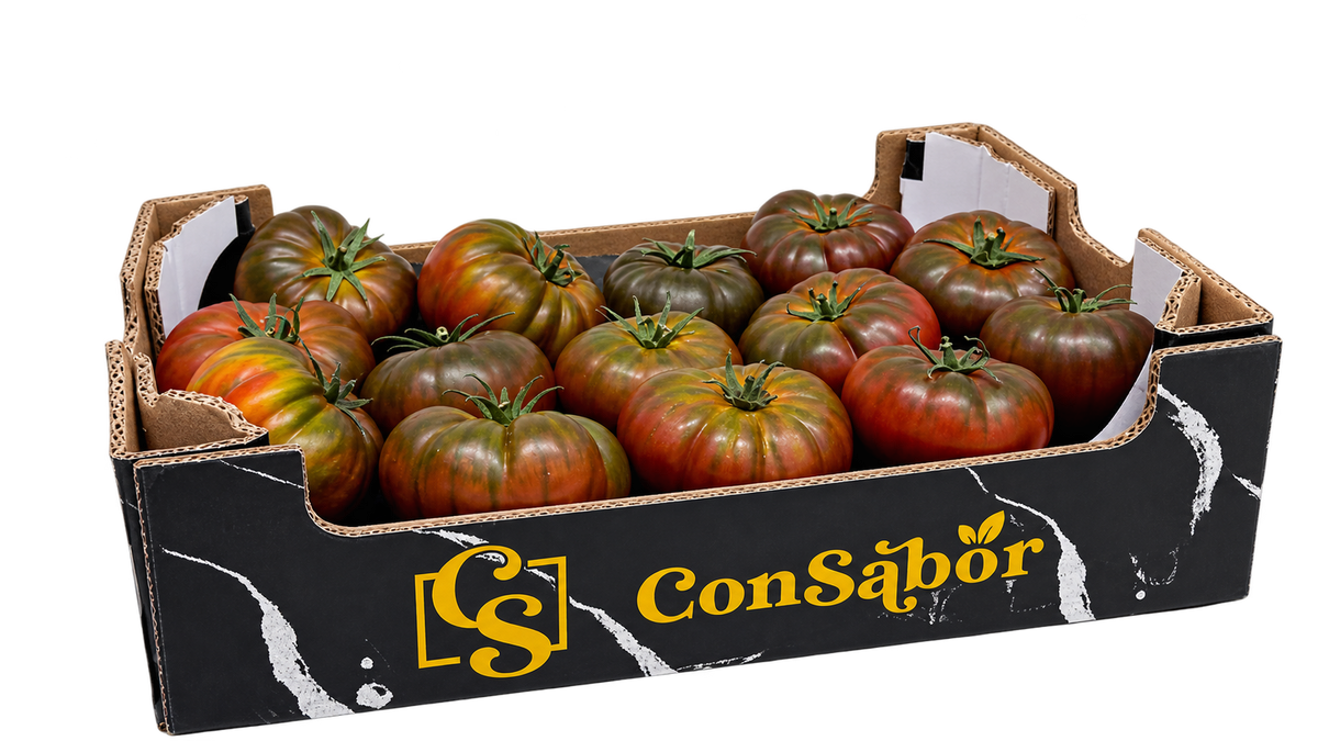 Tomate asurcado marrón