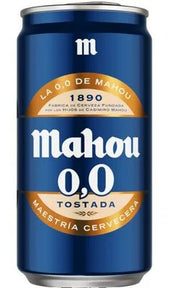 Cerveza tostada 0.0  lata Mahou 25cl