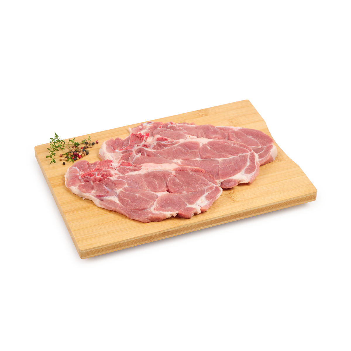 Aguja con hueso de cerdo