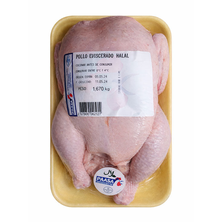 Pollo con cabeza halal Paasa