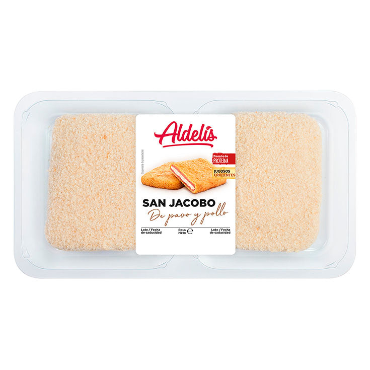 San jacobo pavo y pollo Aldelis 380