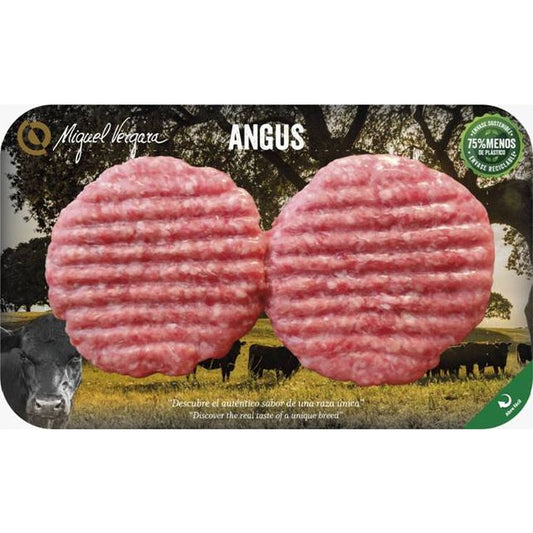 Burger meat vacuno angus Miguel Vergara 2 x160g La Despensa
