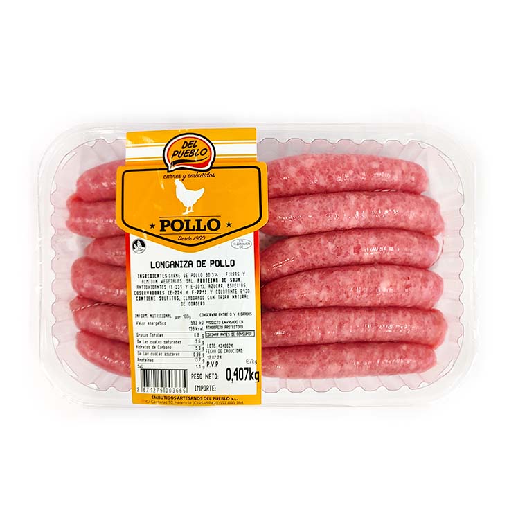Longaniza blanca de pollo
