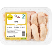 Alas de pollo Partidas Bandeja