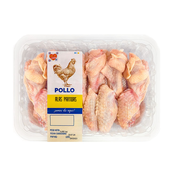 Alas de pollo Partidas Bandeja