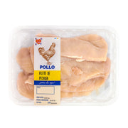 Pechuga fileteada Pollo Bandeja