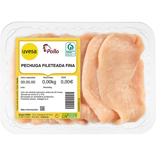Pechuga fileteada Pollo Bandeja La Despensa