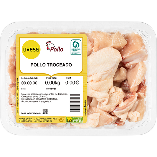 Pollo troceado  Bandeja La Despensa