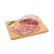 Chuleta de aguja de cerdo por medias ó enteras