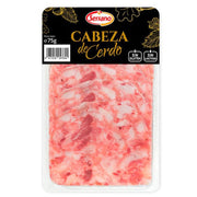 Cabeza cerdo lonchas Serrano 75gr