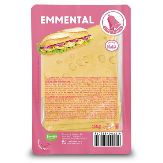 Queso lonchas emmental Campainha 150g La Despensa