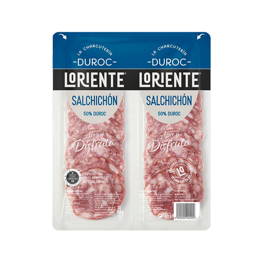 Salchichon lonchas duroc Loriente p2 50g/u La Despensa