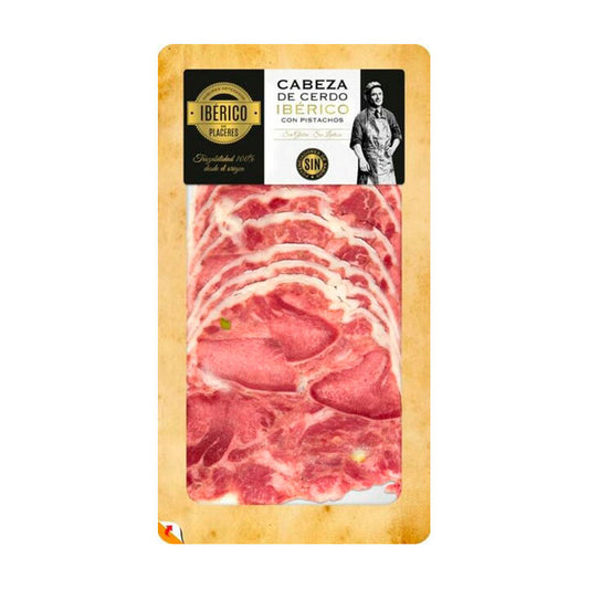 Cabeza cerdo iberica c/pistacho Placeres 100g La Despensa