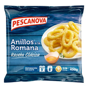 Anillos romana s/gluten Pescanova 400g