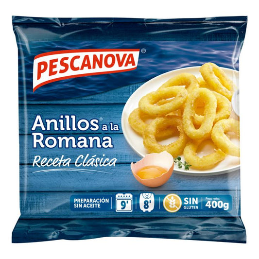 Anillos romana s/gluten Pescanova 400g La Despensa