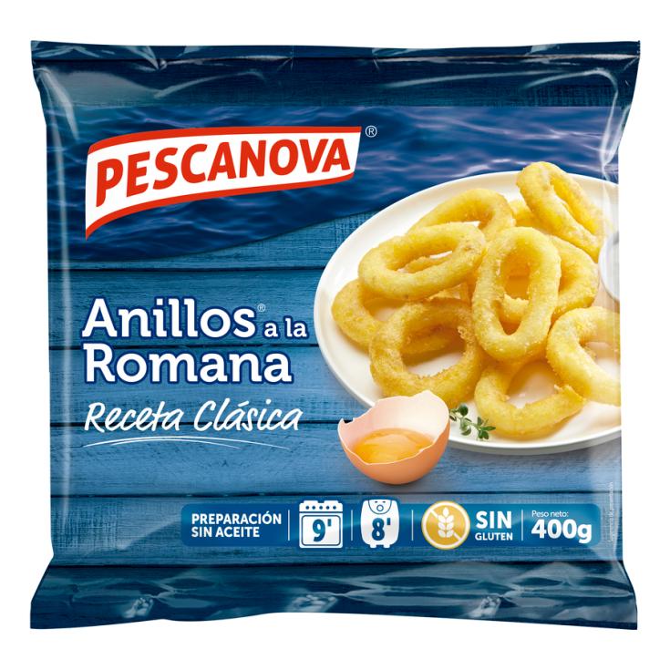 Anillos romana s/gluten Pescanova 400g