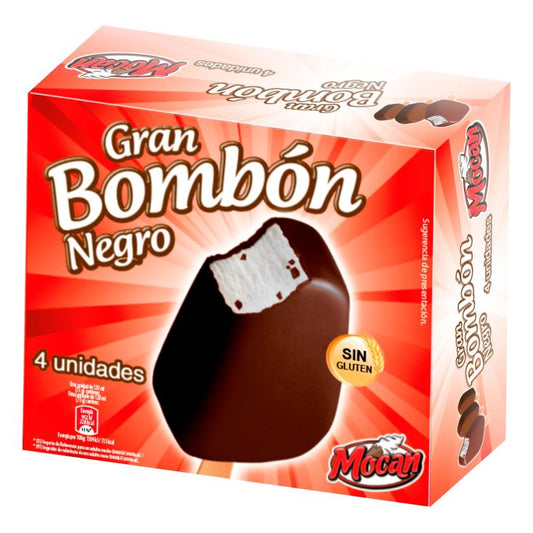 Bombon negro Mocan p4 120ml/u La Despensa