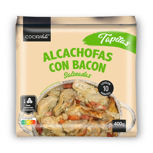 Alcachofas con bacon salseado Cocinarte 400g La Despensa