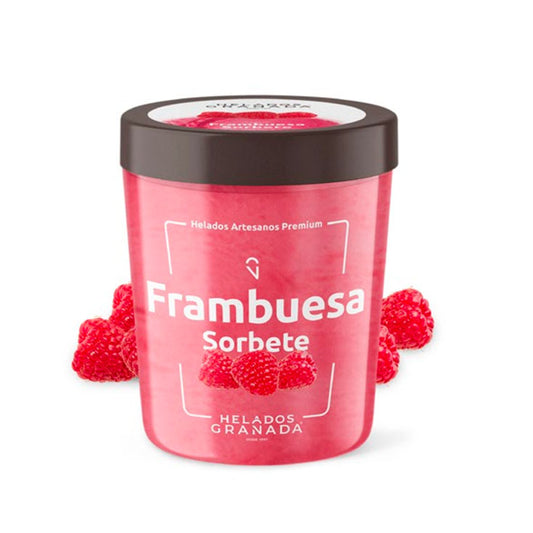 Tarrina frambuesa s/lactosa Helados granada 500ml La Despensa