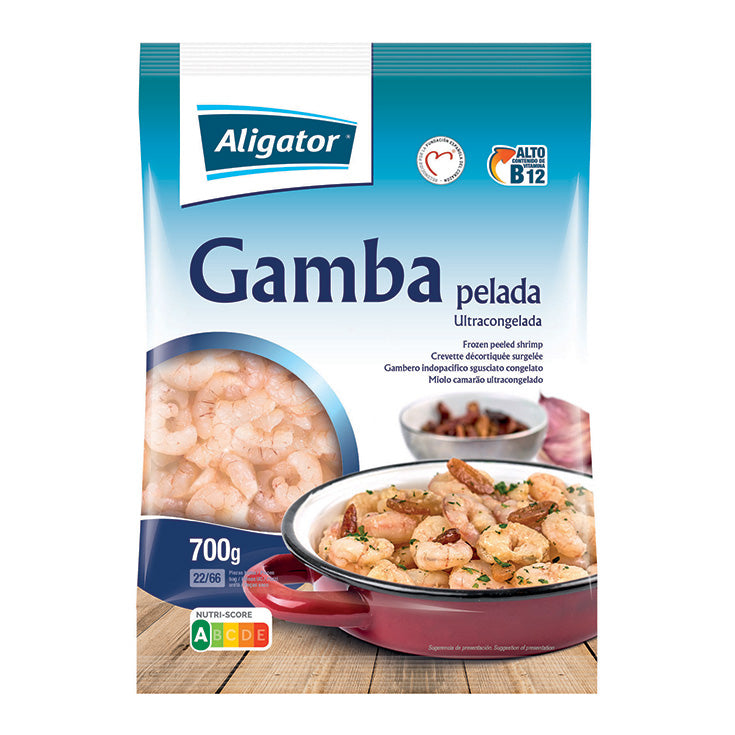 Gamba pelada 50/70 Aligator 700g