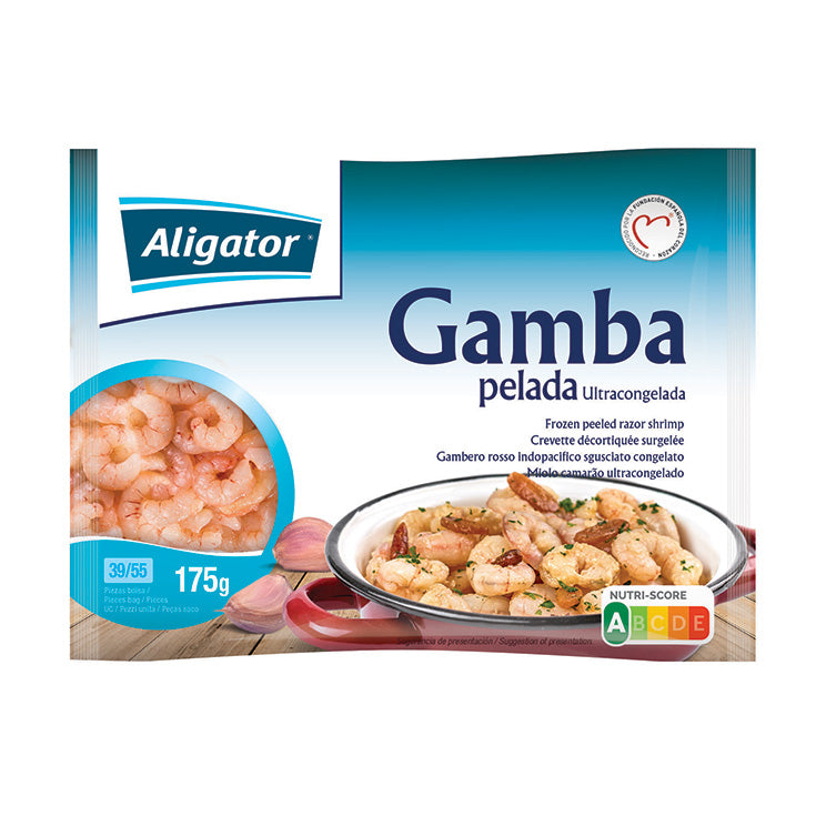 Gamba pelada 70/100 Aligator 175g