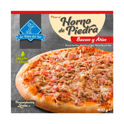 Pizza bacon & atun horno de piedra Niña del sur 400g