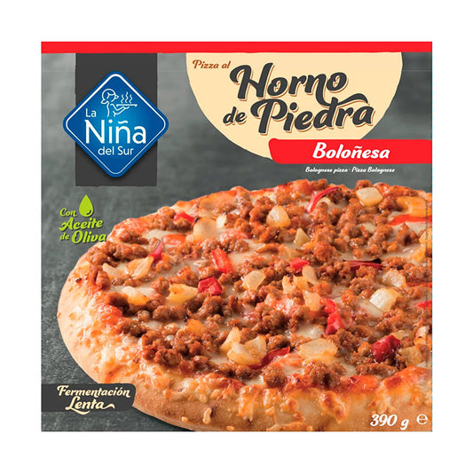 Pizza boloñesa horno de piedra Niña del sur 390g La Despensa