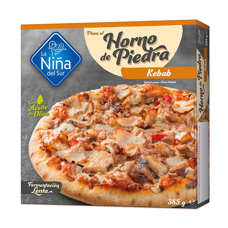 Pizza kebab horno de piedra Niña del sur 385g