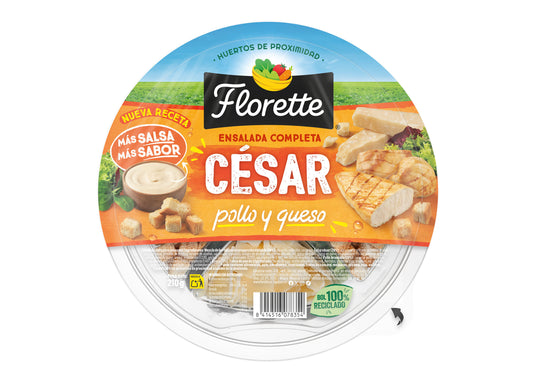 Ensalada césar pollo & queso Florette 205g La Despensa