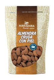 ALMENDRA PIEL CRUDA 150 GR