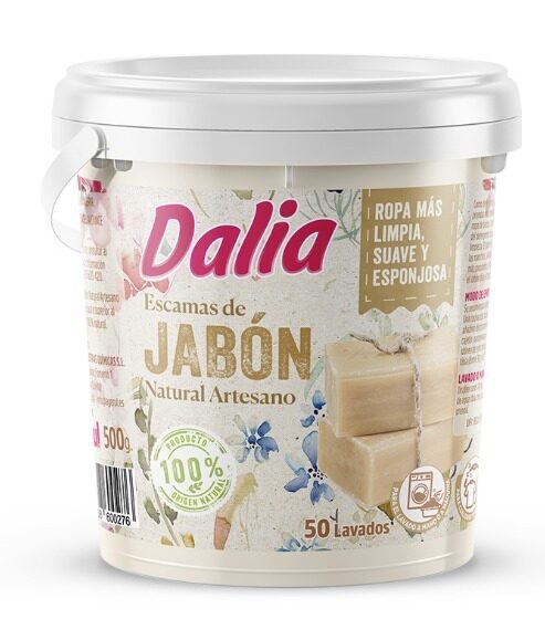 Jabon en escamas natural Dalia 500gr