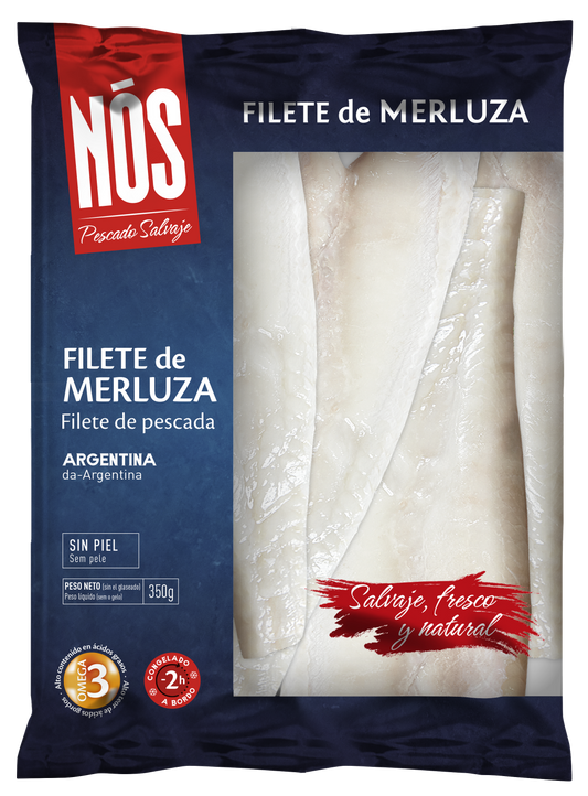 Filete merluza sin piel Nos 350g La Despensa