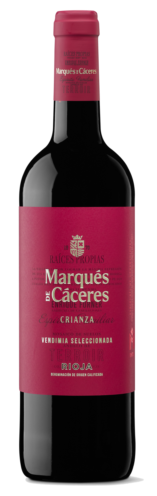 Vino tinto rioja crianza Marques de Caceres 750ml La Despensa