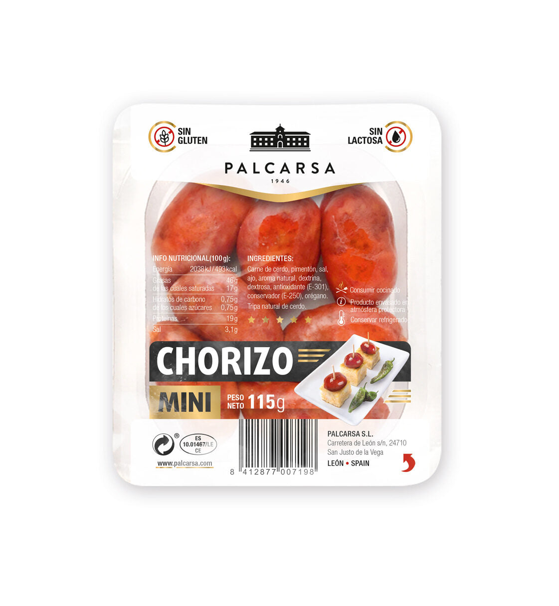 Chorizo mini  Palcarsa 115g