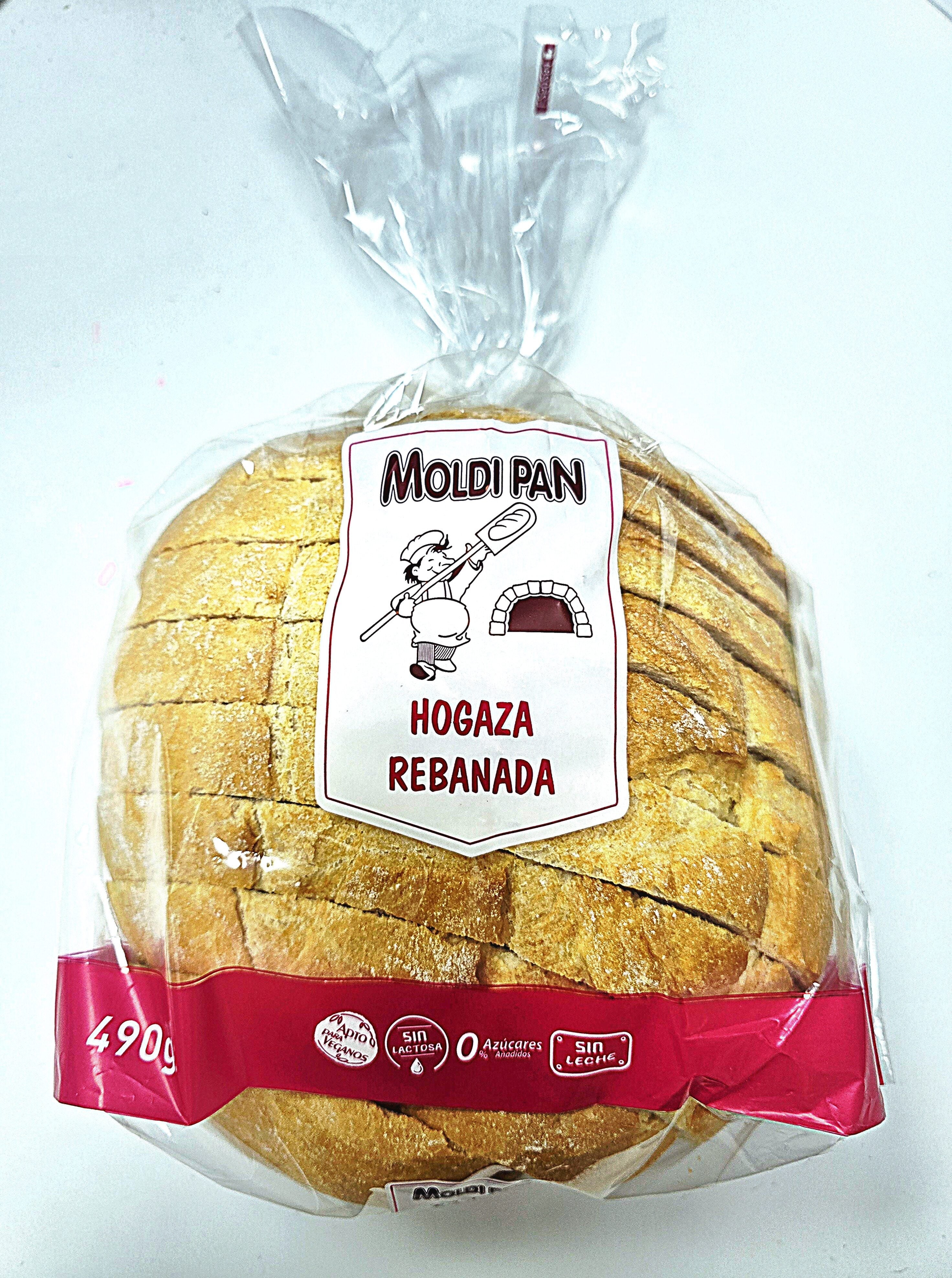 Pan hogaza rebanada Moldipan 490g