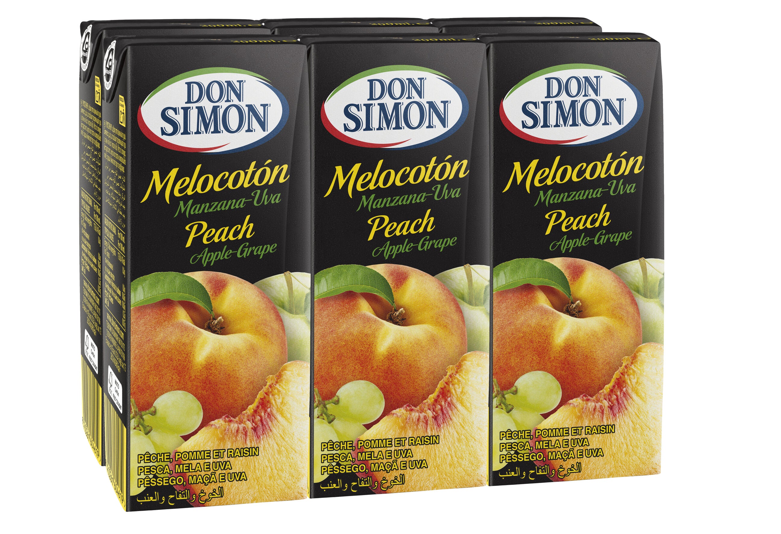Zumo concentrado meloc/uva Don simon p6 200ml/u