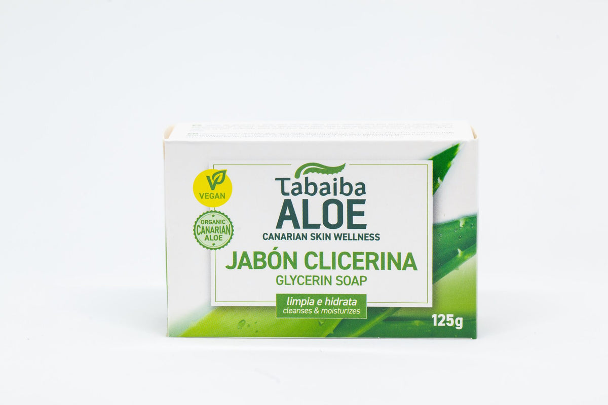 Pastilla jabón tocador glicerina Tabaiba 125g