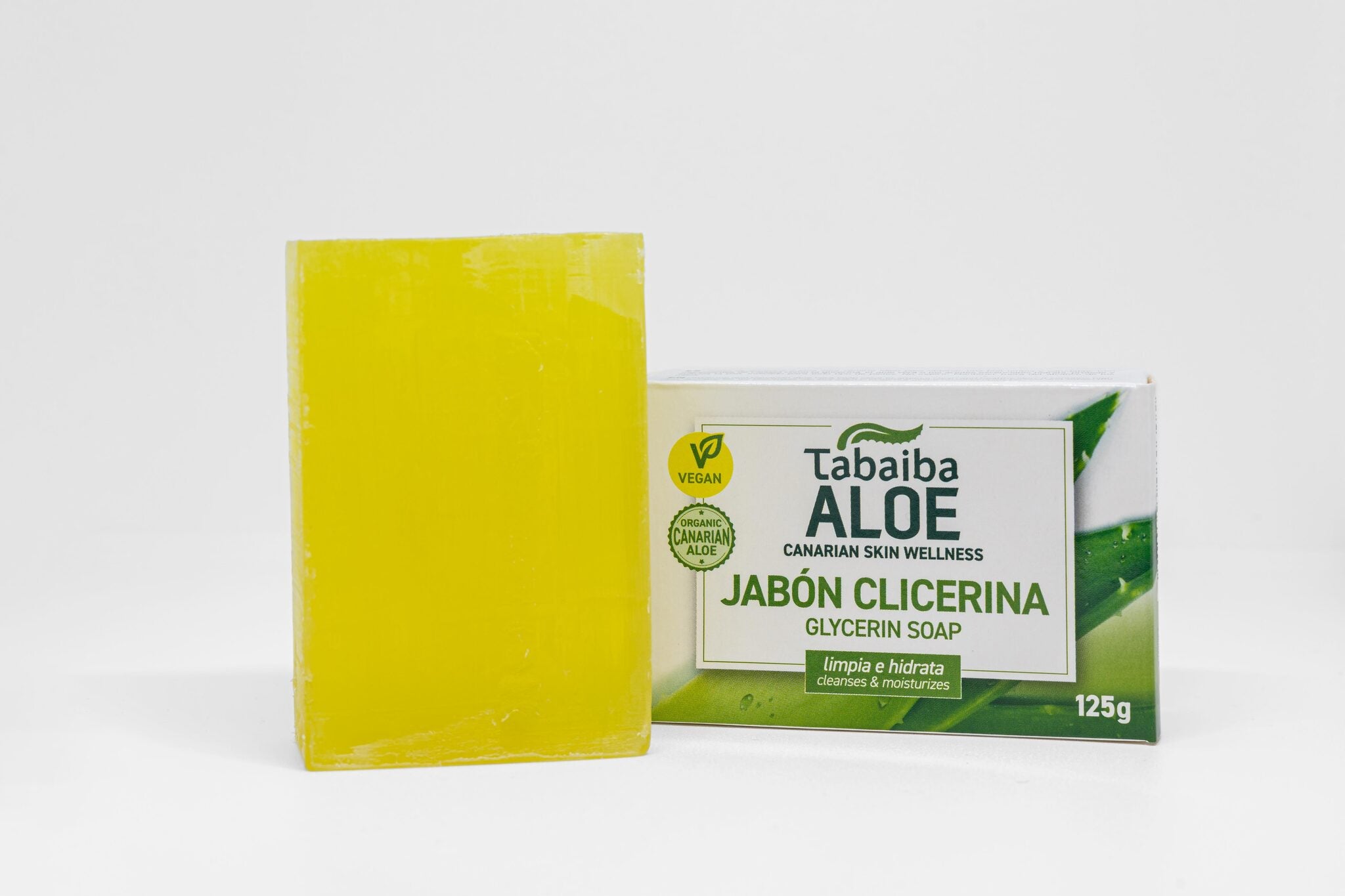 Pastilla jabón tocador glicerina Tabaiba 125g