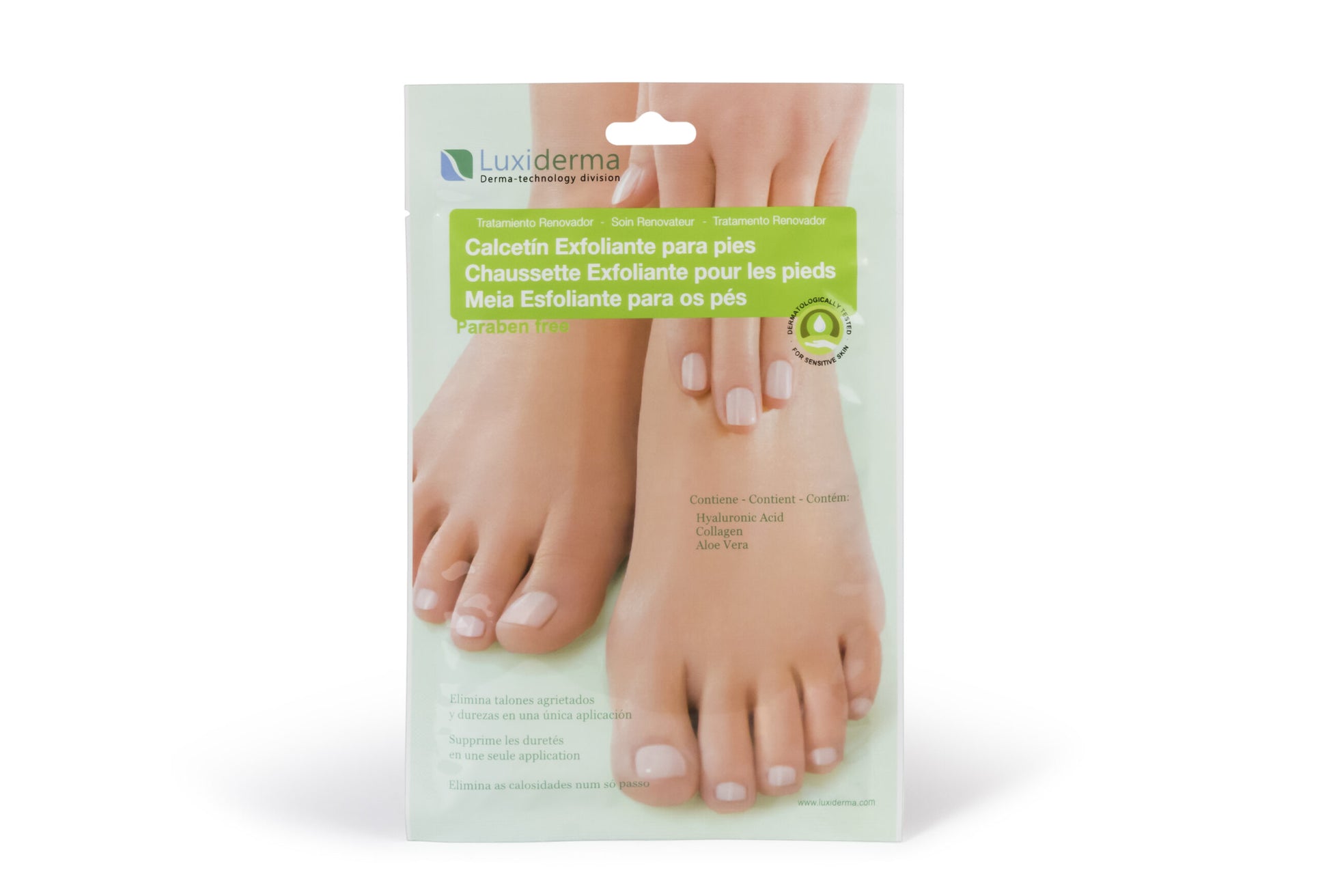 Calcetines exfoliantes Luxiderma 2u