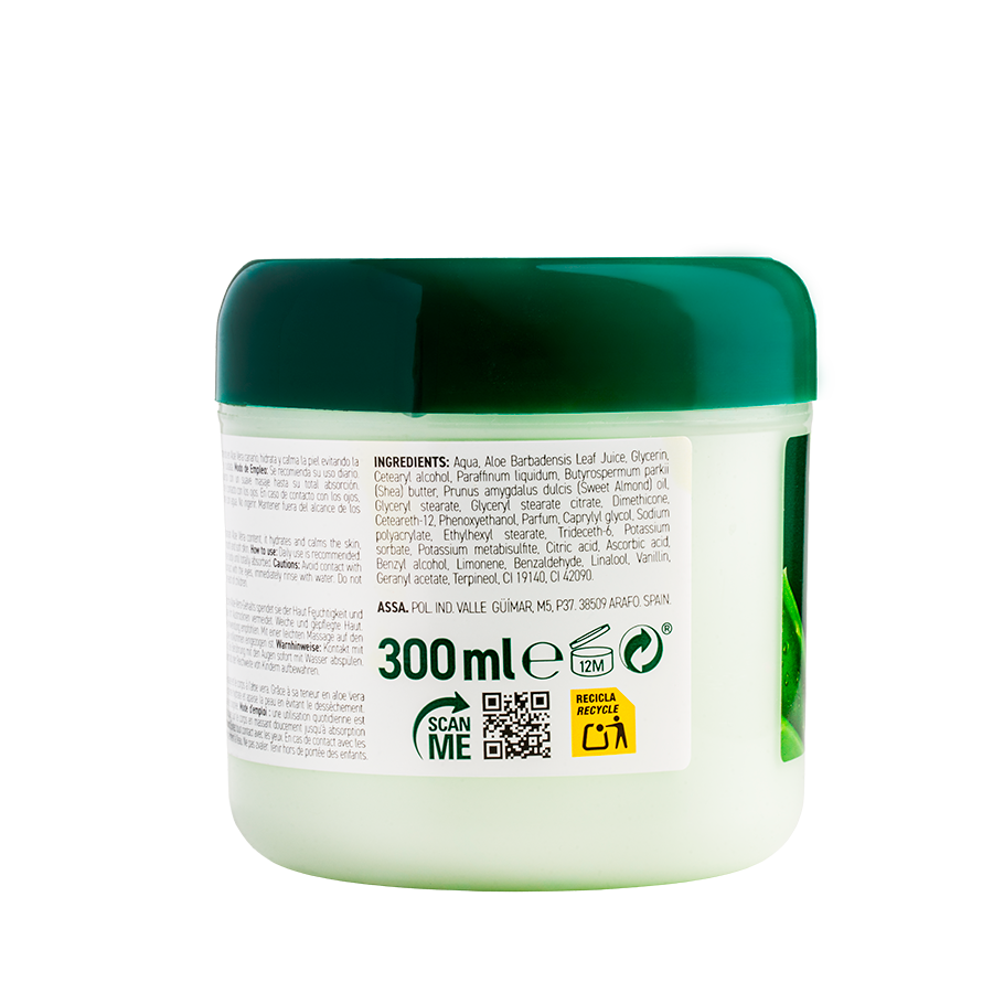 Crema tarro premiun aloe Tabaiba 300ml